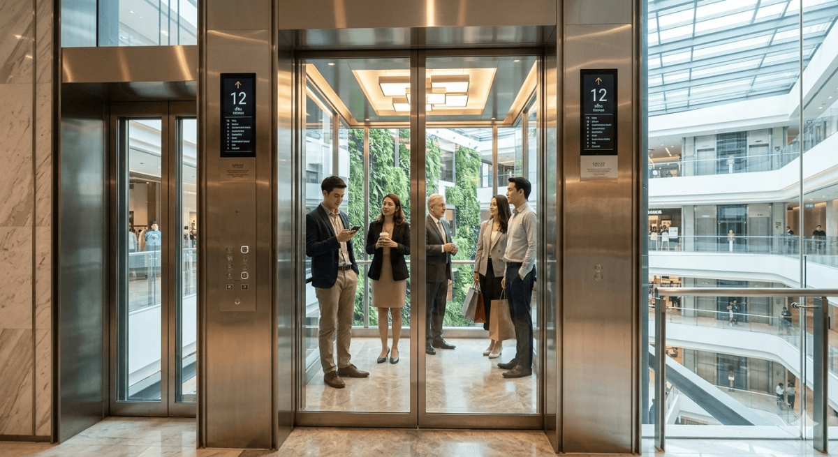 ติดตั้งลิฟท์โดยสาร 